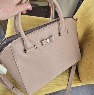 Ted Baker London Blush Pink Satchel purse with Bow Brand New